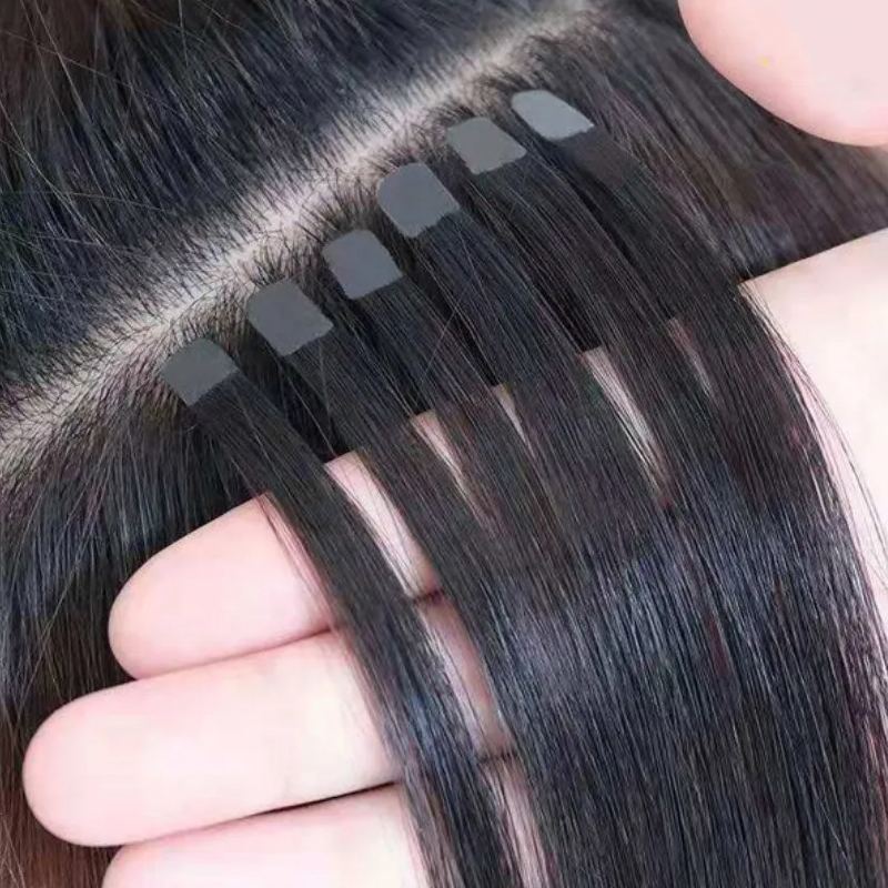 Invisible Tape In Extensions Real Hair - 미니 테이프 헤어 익스텐션 인간의 머리카락
