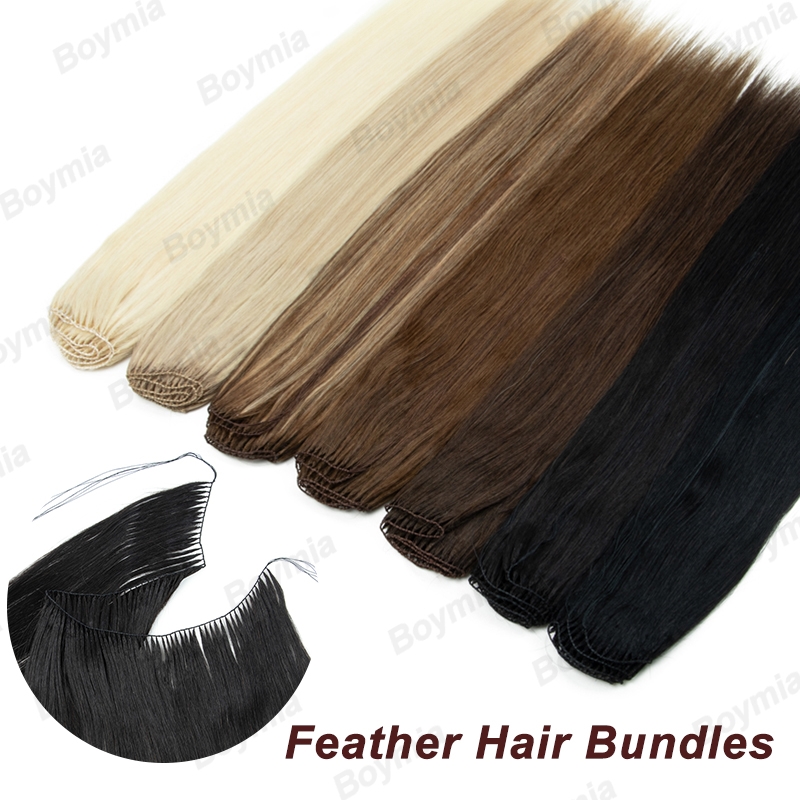 Invisible Tape In Extensions Real Hair - 페더 헤어 익스텐션 천연 인모 번들