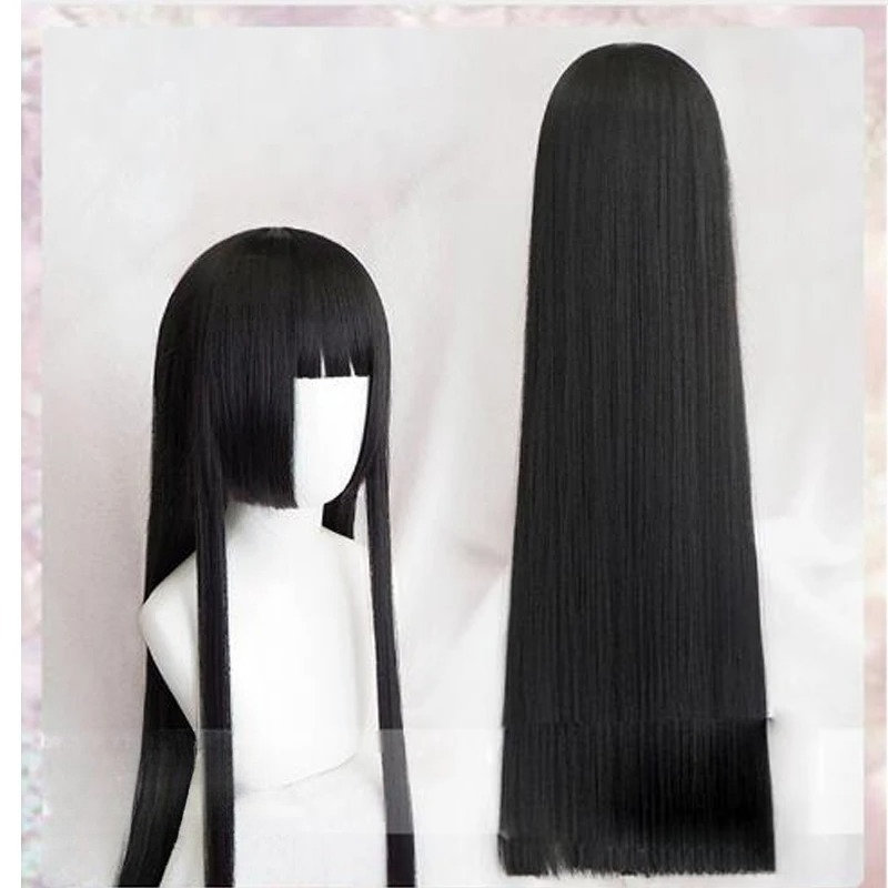 Synthetic Braided Wigs For Black Women - 100cm 유메코 자바미 코스프레 가발 블랙