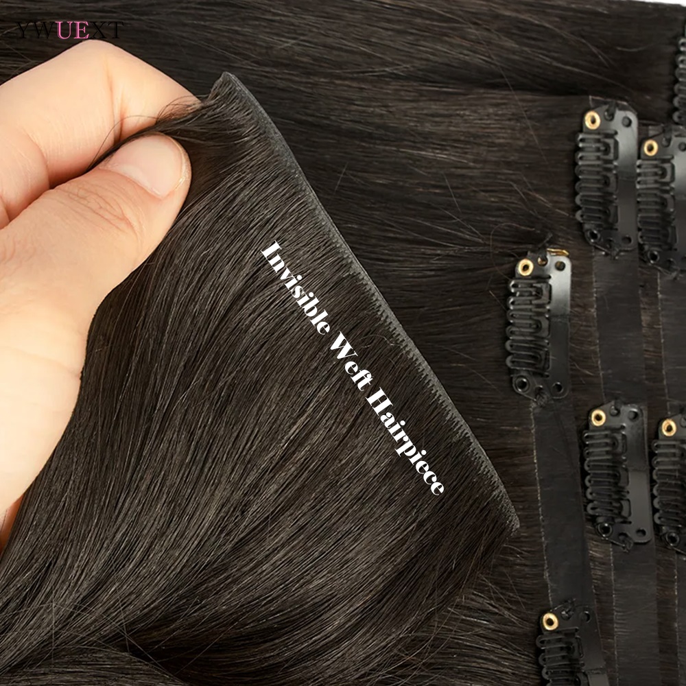 인비저블 클립인 헤어 익스텐션 100% 인모 7피스 세 - Seamless Clip In Hair Extensions Human Hair 리뷰 및 가격