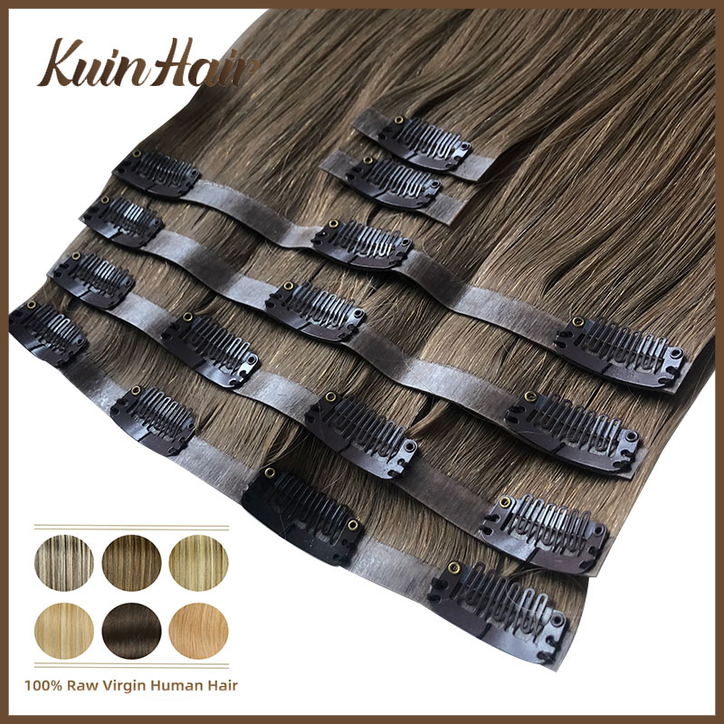 전체 머리 머리 확장에 직선 보이지 않는 PU 클립 1 - Seamless Clip In Hair Extensions Human Hair 리뷰 및 가격