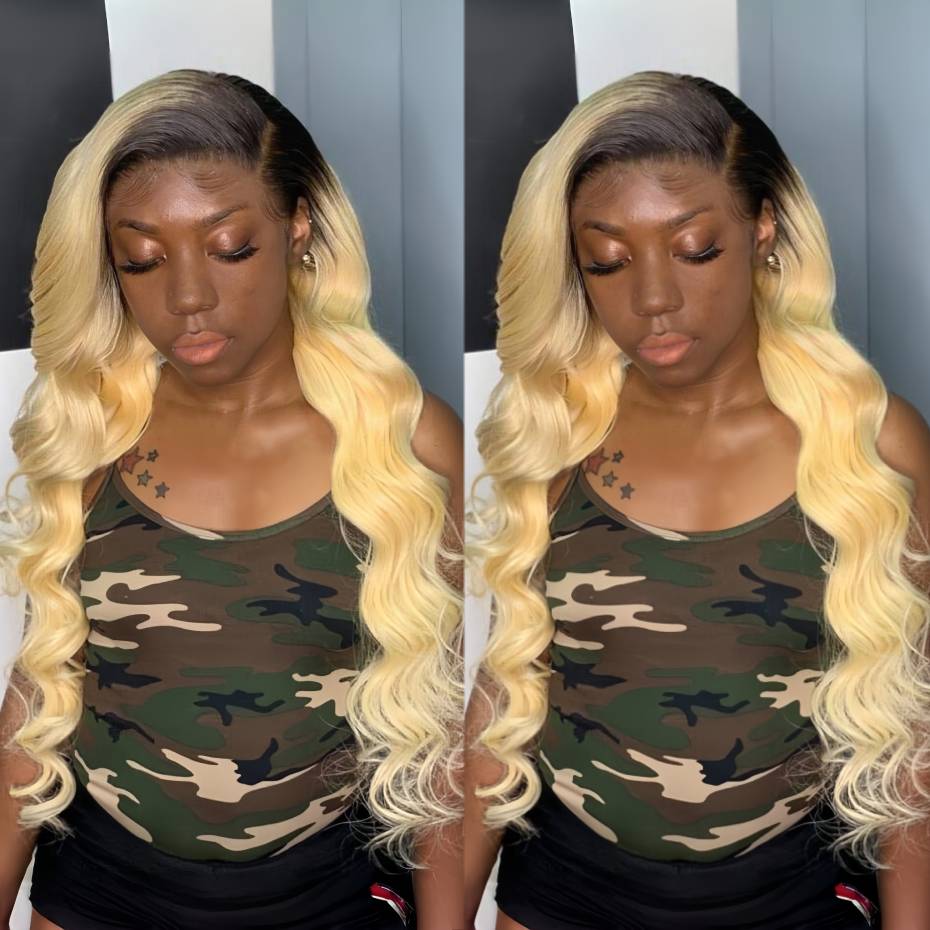 1B 613 블론드 옴브레 인모 가발 13x6 HD 레 - 613 Blonde Body Wave Lace Front Wig 리뷰 및 가격