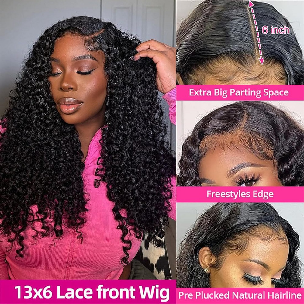 200 밀도 13x4 13x6 HD 투명 풀 레이스 프 - Human Hair Wigs 리뷰 및 가격