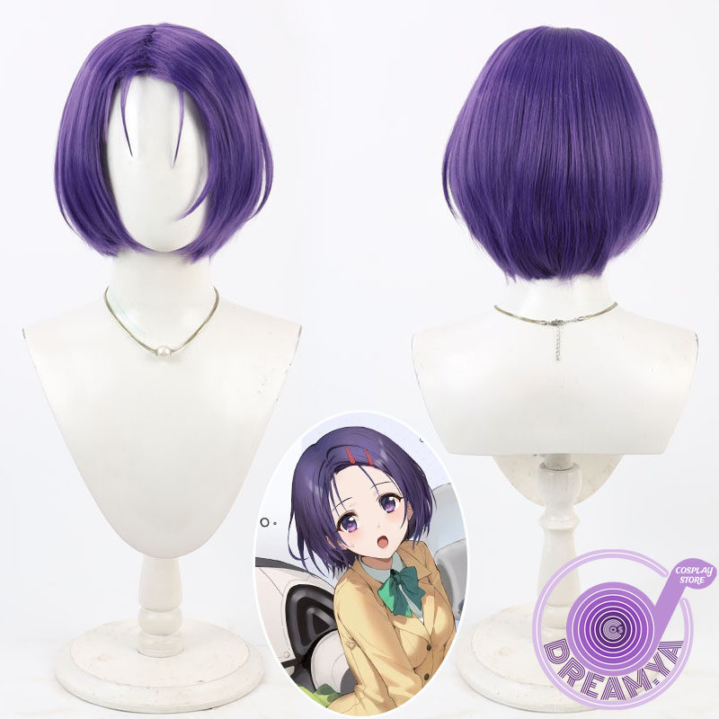 사이렌지 하루나 코스프레 가발 보라색 짧은 아줄 레인  - Synthetic Wigs 리뷰 및 가격