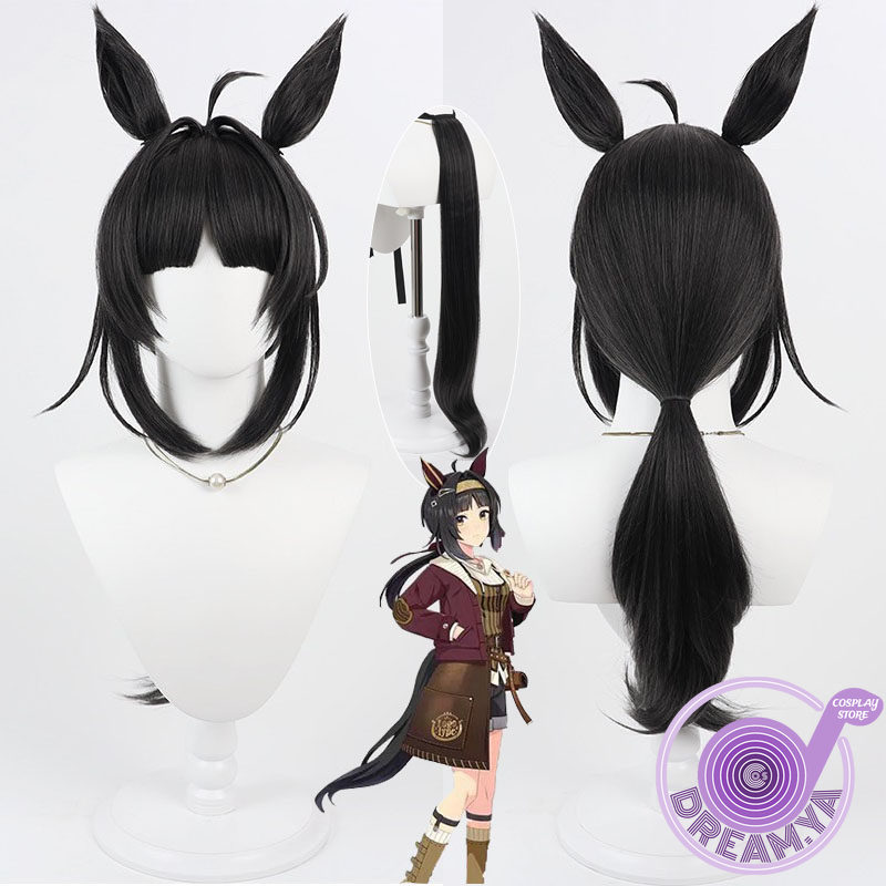로고타입 코스프레 가발 우마 무스메 프리티 더비 블랙  - Synthetic Wigs 리뷰 및 가격