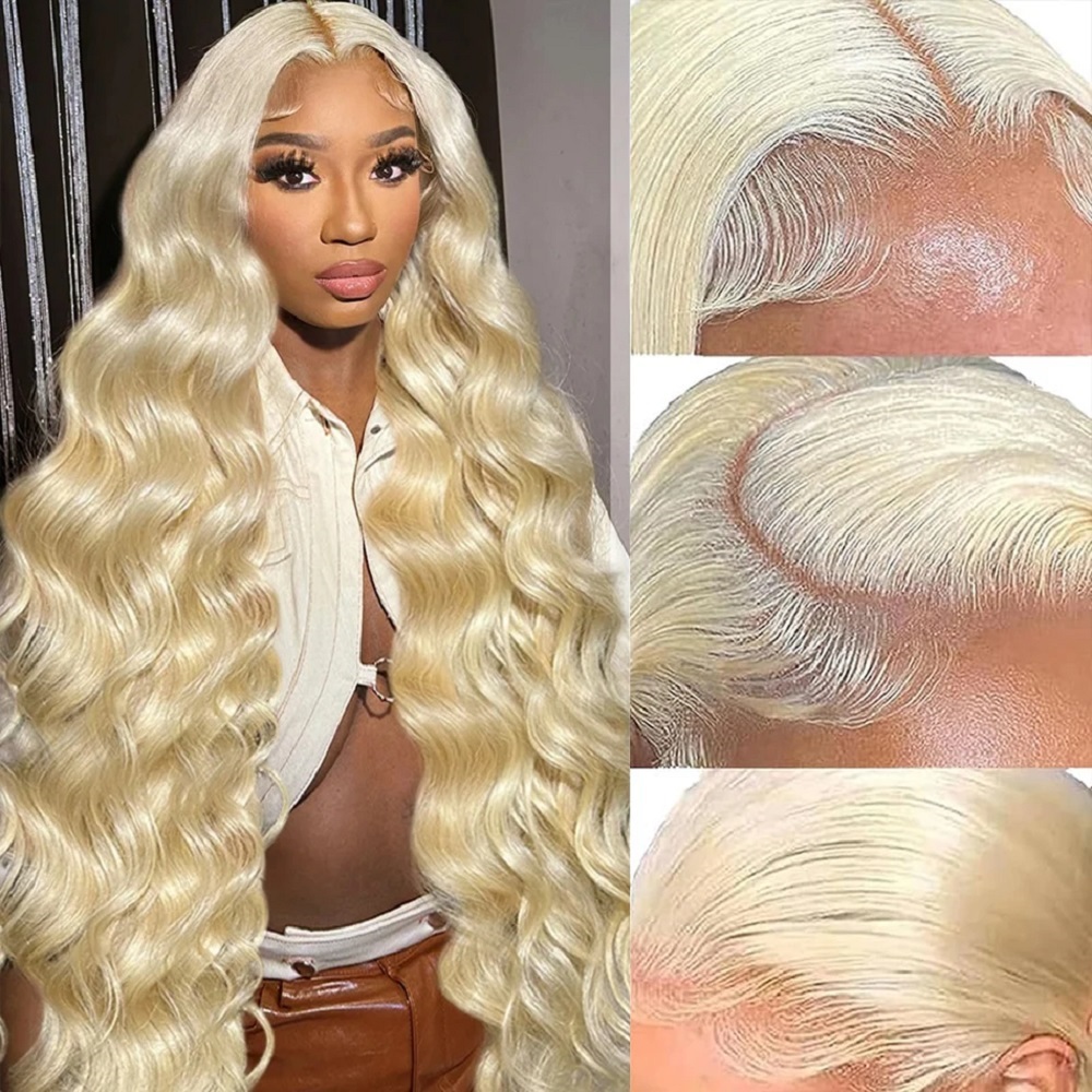 46인치 HD 블론드 13x4 레이스 프론트 가발 61 - 613 Blonde Body Wave Lace Front Wig 리뷰 및 가격