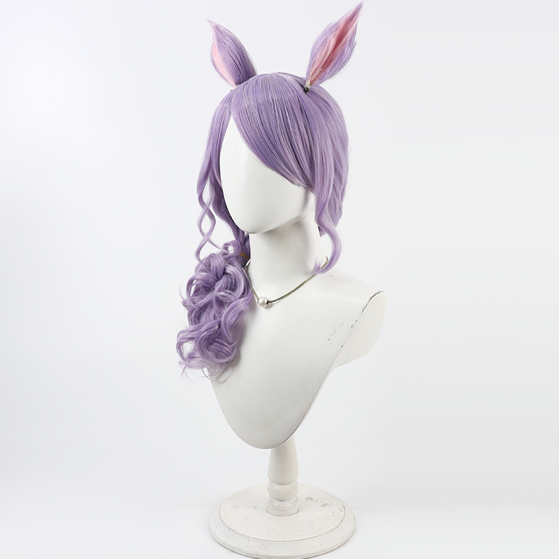 메지로 코스프레 가발 우마무스메 프리티 더비 퍼플 내열 - Synthetic Wigs 리뷰 및 가격