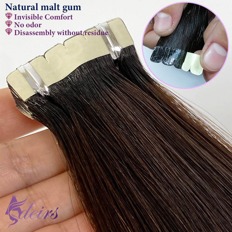 ADEIRS 여성용 미니 테이프 헤어 익스텐션, 인모  - Invisible Tape In Extensions Real Hair 리뷰 및 가격