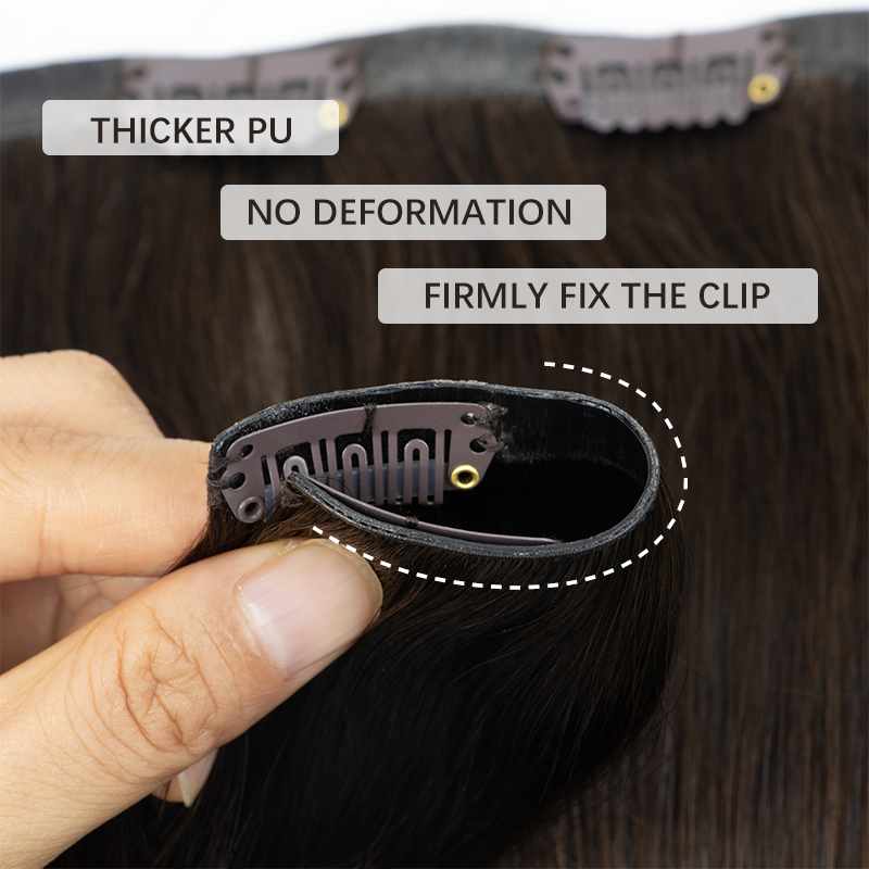 인간의 머리카락 확장에 보이지 않는 두꺼운 PU 클립  - Seamless Clip In Hair Extensions Human Hair 리뷰 및 가격